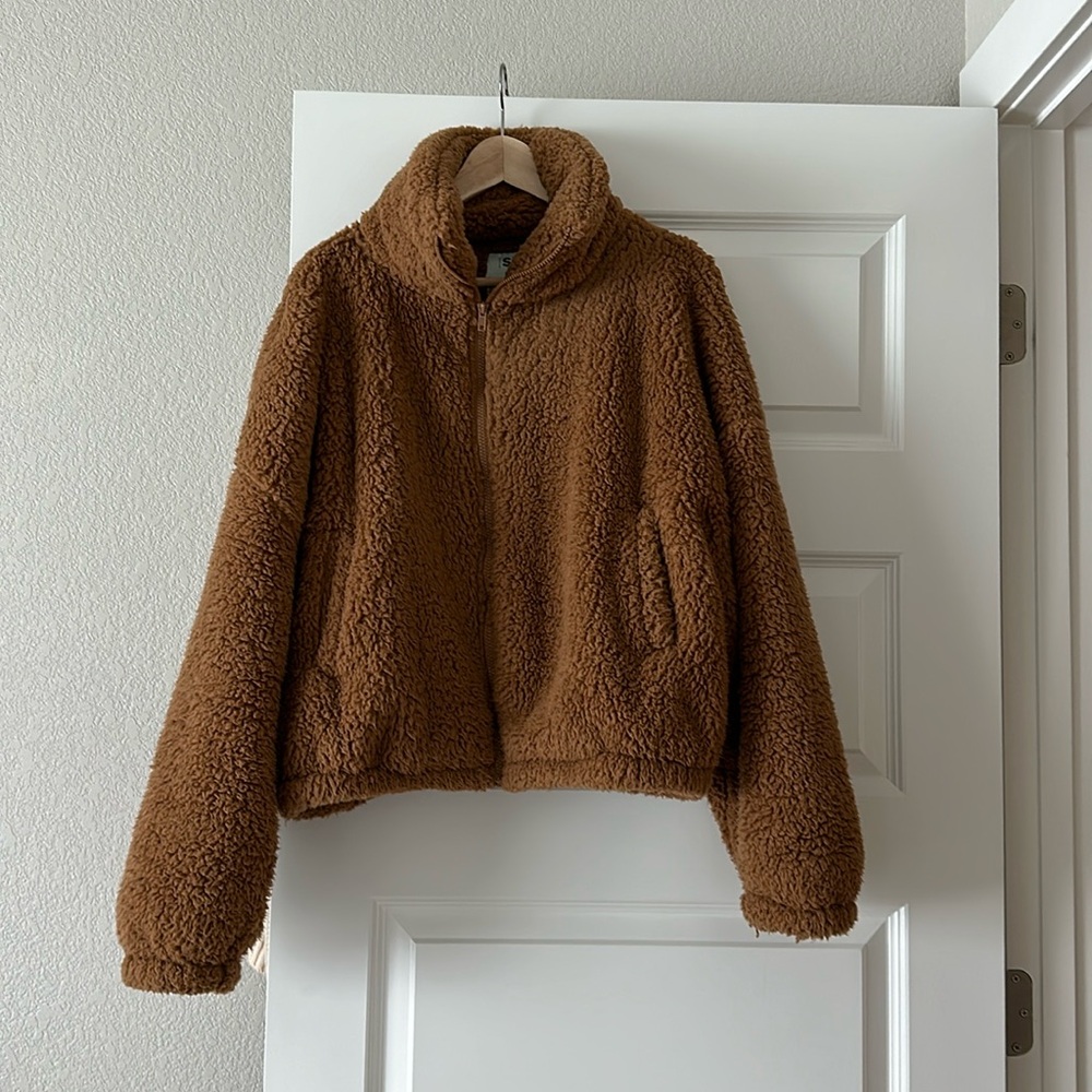 Brown Sherpa Jacket